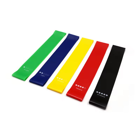 PP Performance bands - 5 level set + FREE warm up and training guide